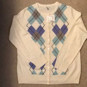 Cardigan. Croft & Barrow. Med. NWT